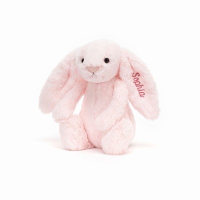 Jellycat Bashful Pink Conejo Medium | GLCU-43819